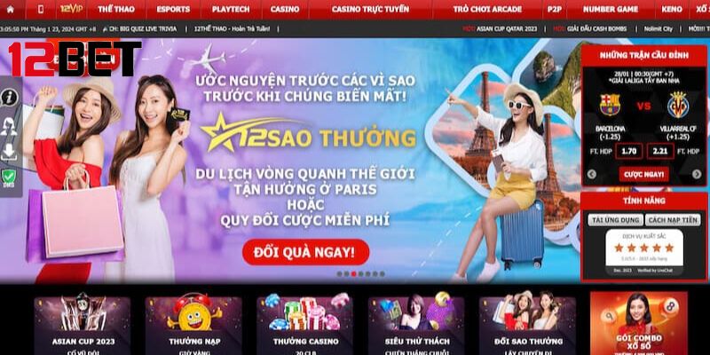 Việc nhà cái 12Bet bảo trì không khá hiếm gặp